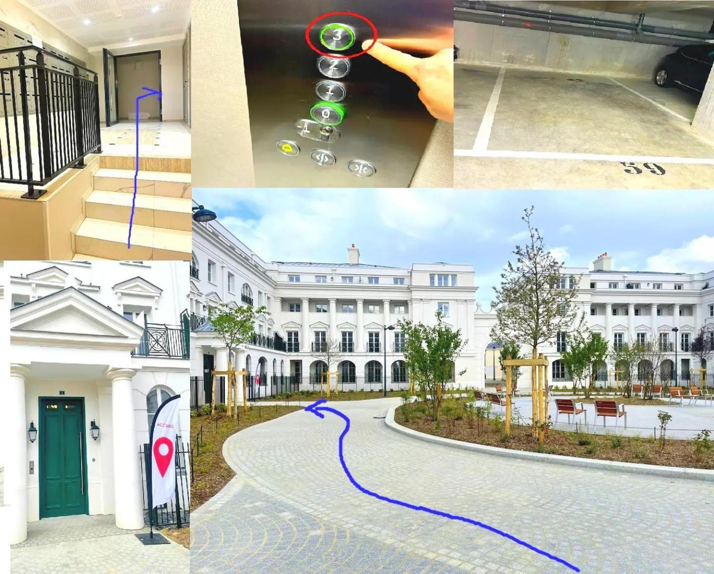 Le Cartier Appt F3, 7Mn Disneyland, Parking,Terrace セリ エクステリア 写真
