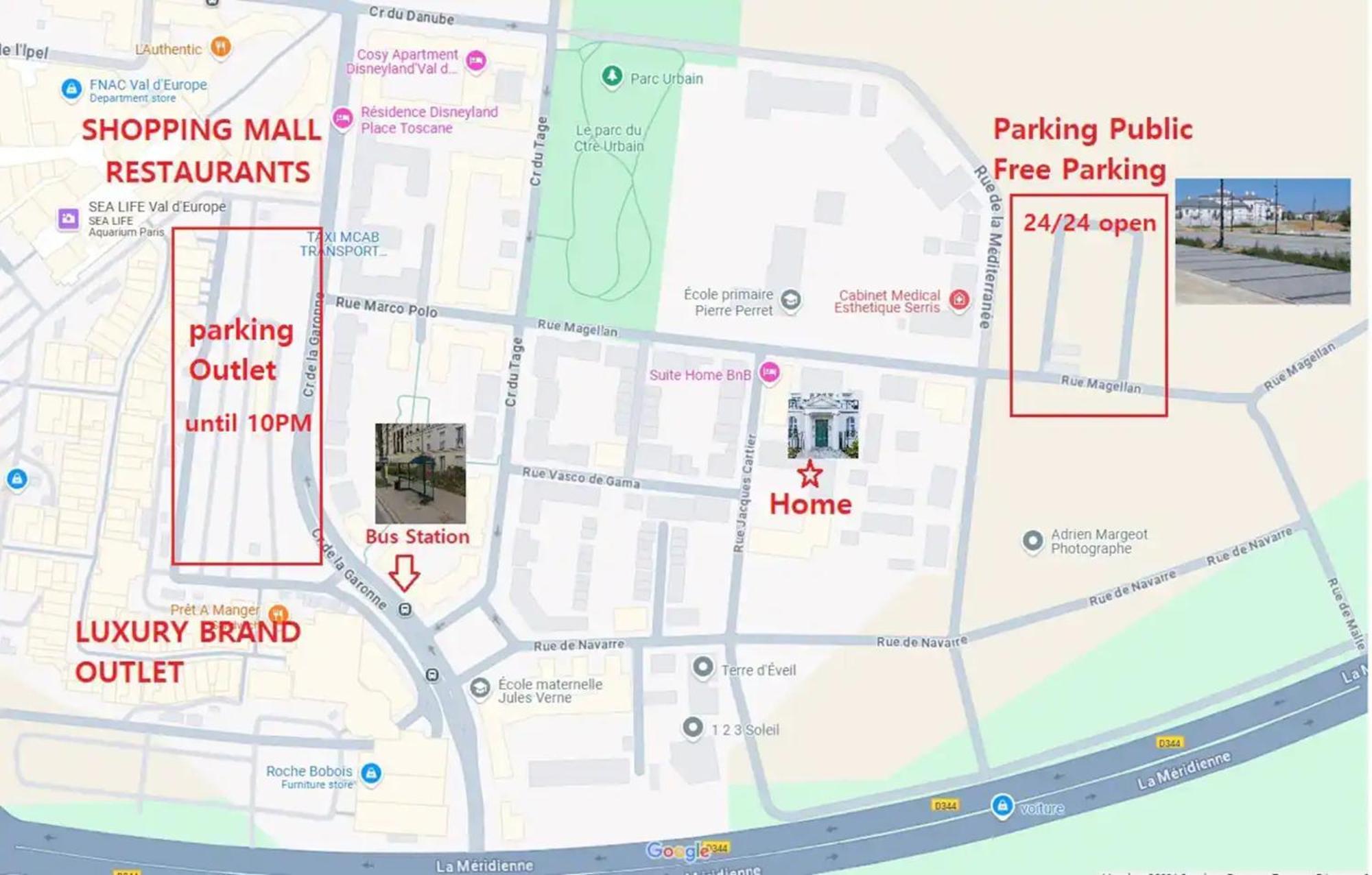 Le Cartier Appt F3, 7Mn Disneyland, Parking,Terrace セリ エクステリア 写真